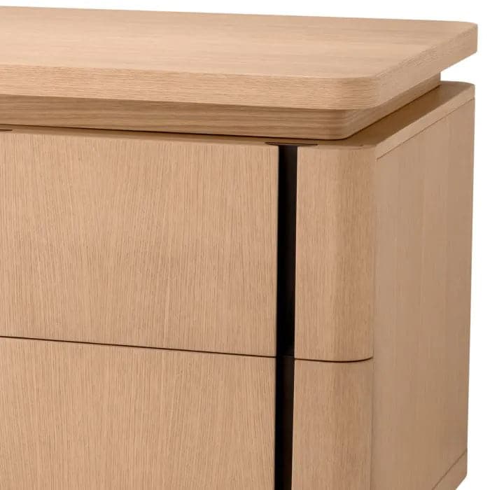 Desk Modesto mocha oak veneer-Eichholtz-EICHHOLTZ-117189-DesksMocha oak veneer - brushed brass finish-5-France and Son