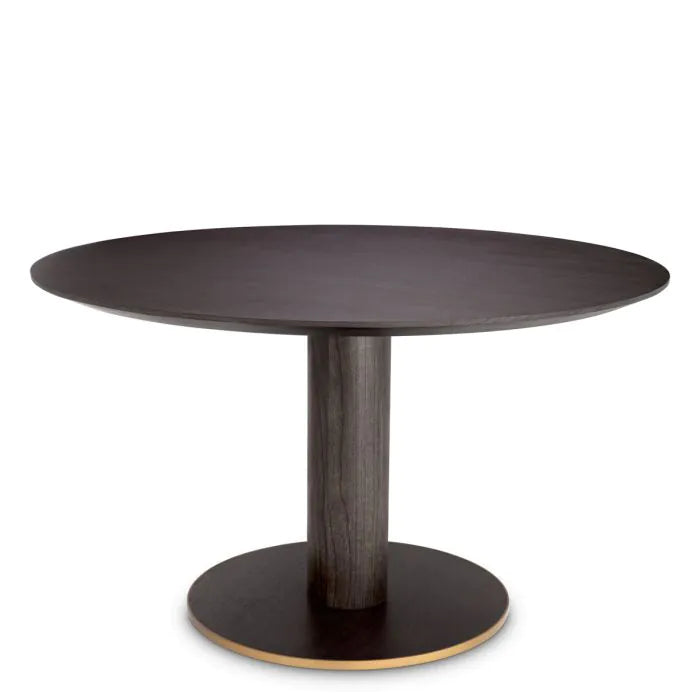 Dining Table Astro-Eichholtz-EICHHOLTZ-117384-Dining TablesMocha Brushed Brass Finish-4-France and Son