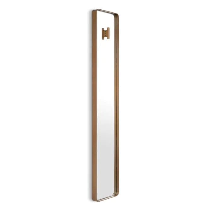 Mirror Megaro bronze finish-Eichholtz-EICHHOLTZ-117448-Coffee TablesBrushed brass finish-3-France and Son