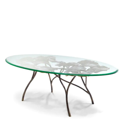Coffee Table Poseidon vintage brass finish-Eichholtz-EICHHOLTZ-117526-Coffee Tables-1-France and Son