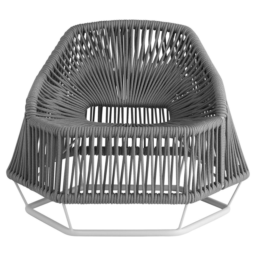 Hexagon Chair-Cyan Design-CYAN-11754-Outdoor Lounge ChairsBeige-4-France and Son