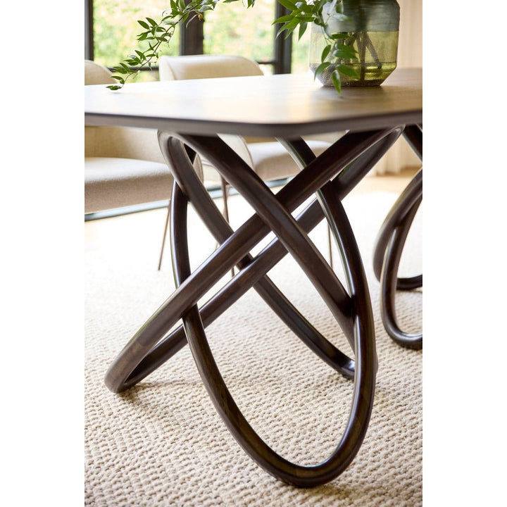 Elo Dining Table - Natural-Cyan Design-CYAN-11756-Dining TablesDark Brown-6-France and Son