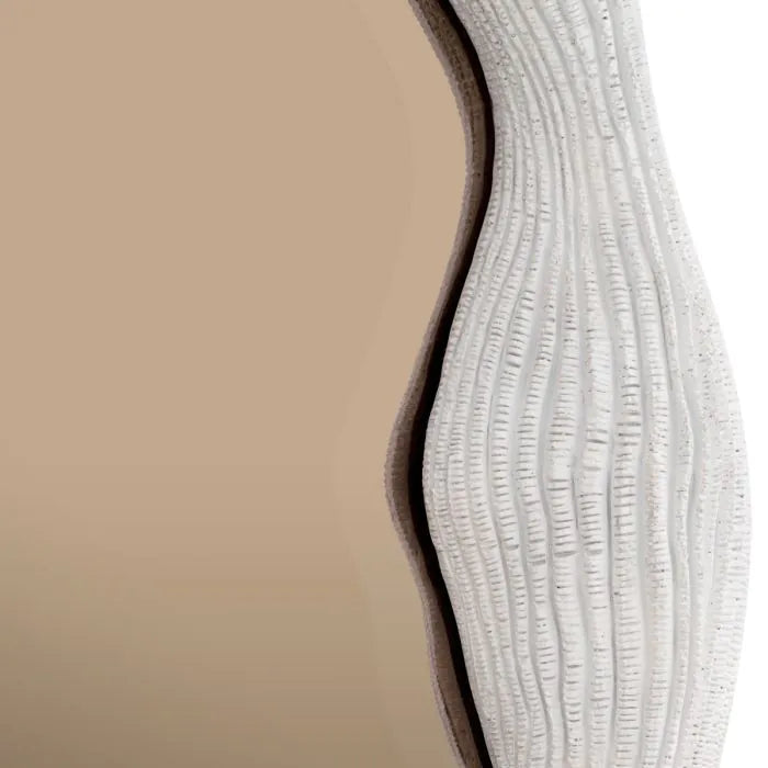 Mirror Genta L white finish