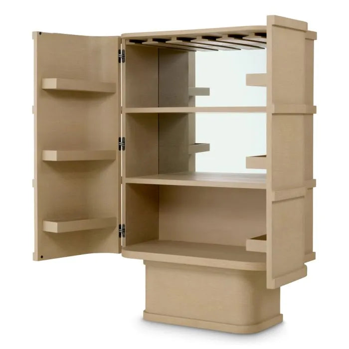Bar Cabinet Cabana washed oak veneer