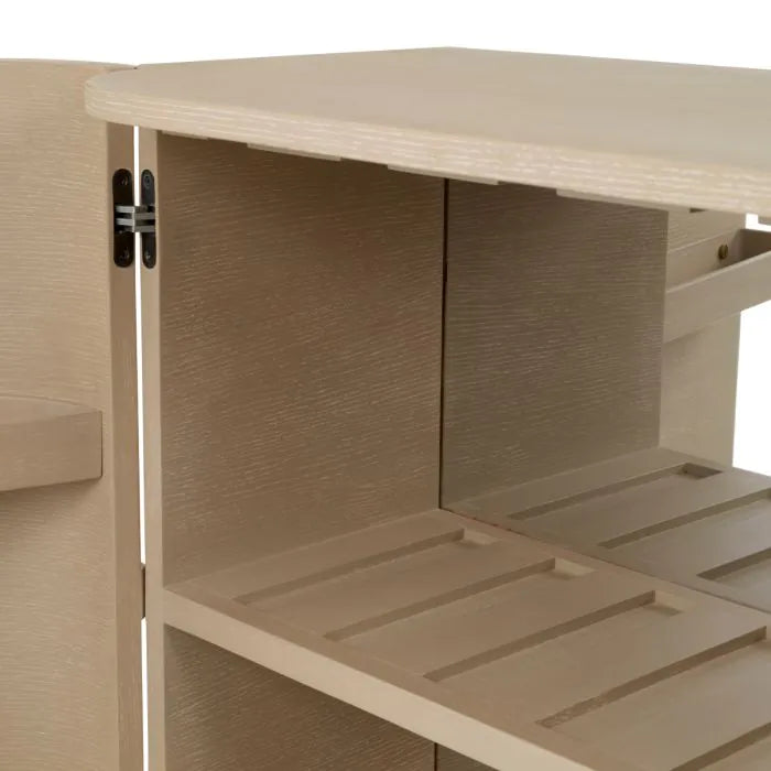 Bar Cabinet Cabana washed oak veneer