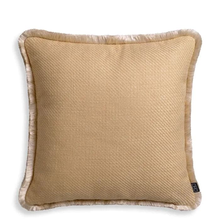 Cushion Cancan-Eichholtz-EICHHOLTZ-117860-PillowsAmber/Beige Fringe-1-France and Son