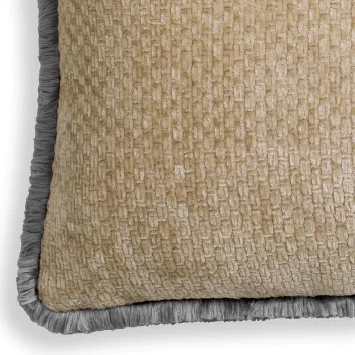 Cushion Paia Rectangular-Eichholtz-EICHHOLTZ-117865-PillowsGreige/Grey Fringe-3-France and Son