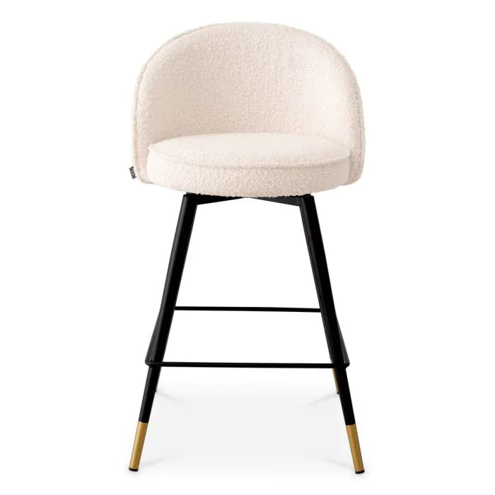 Counter Stool Cooper bouclé cream set of 2