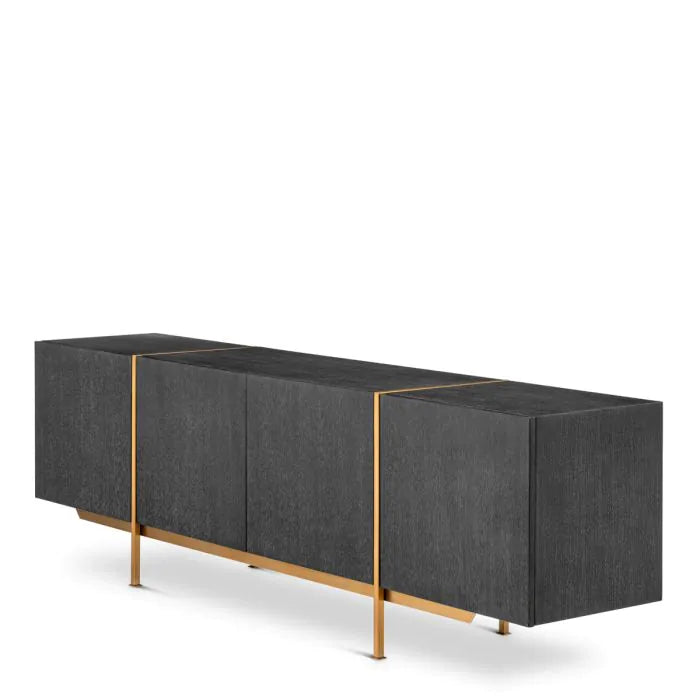 Dresser Bazilian charcoal grey oak veneer