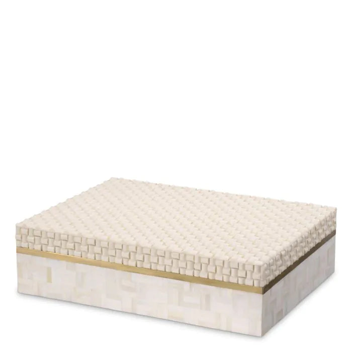 Box Seaside L white cream