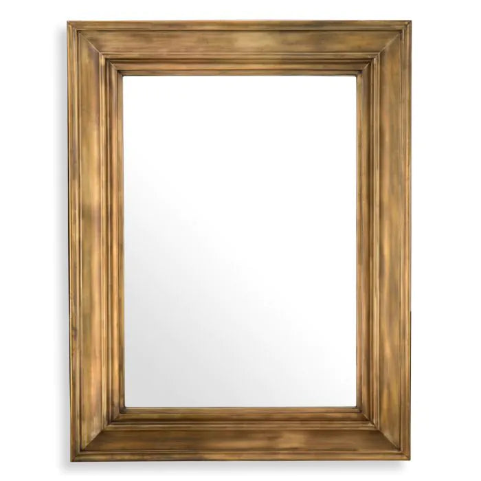 Mirror Sanoma XL vintage brass finish