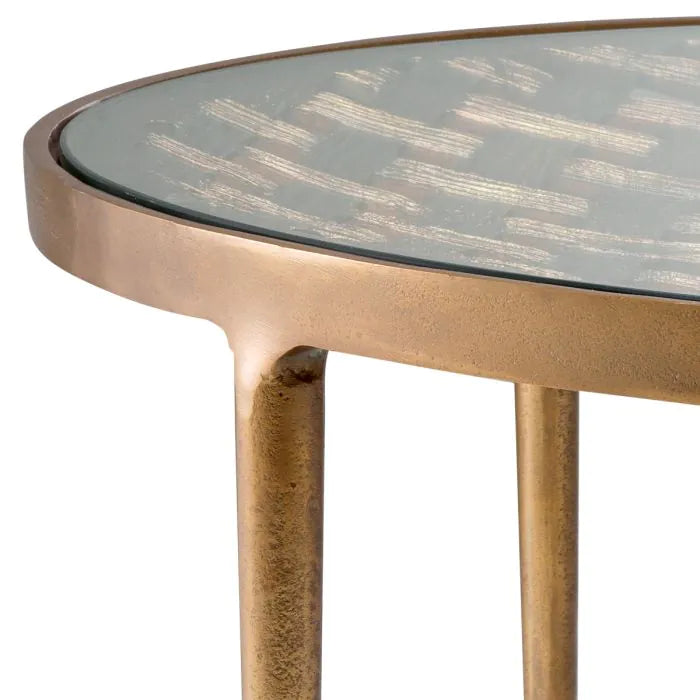 Coffee Table Sorrento antique brass finish