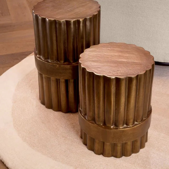 Side Table Padua L antique brass finish