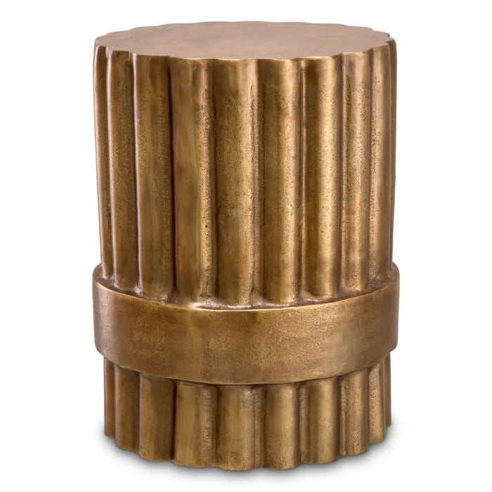 Side Table Padua S antique brass finish