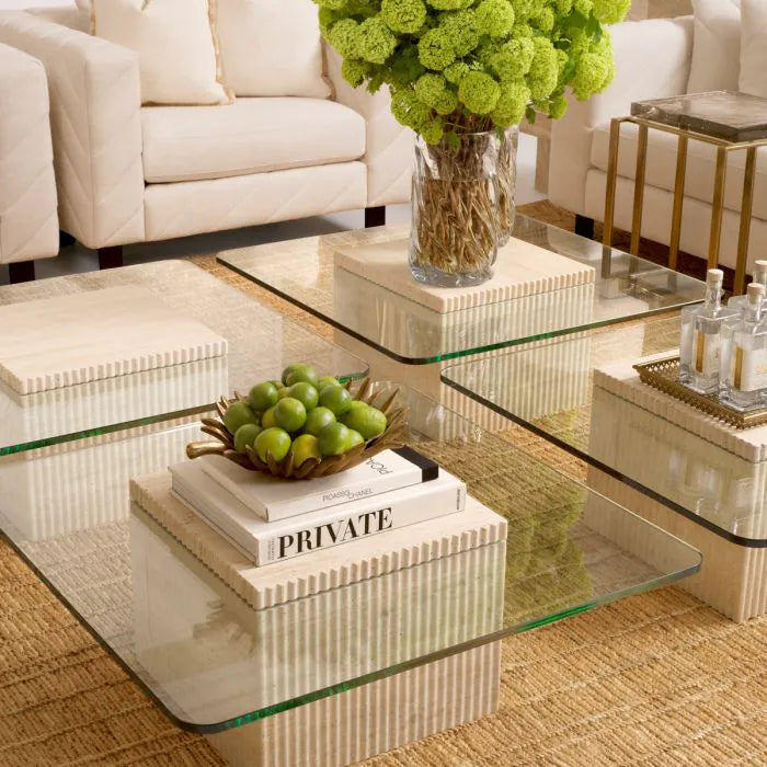 Coffee Table Brindisi travertine