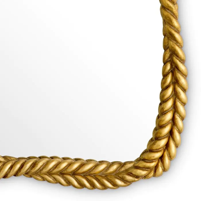 Mirror Vincenso antique gold finish