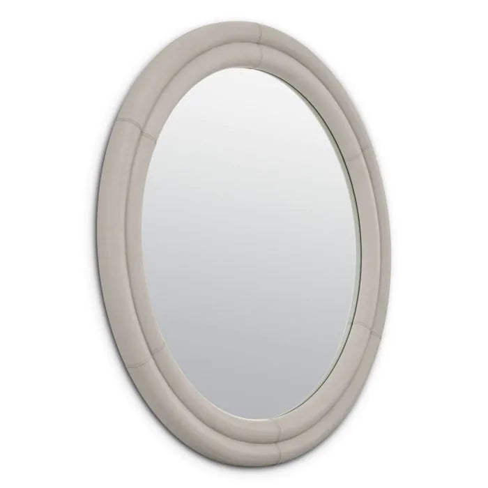 Mirror Bastioni leather look