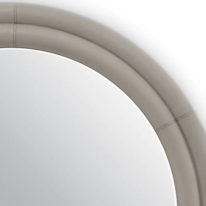 Mirror Bastioni leather look