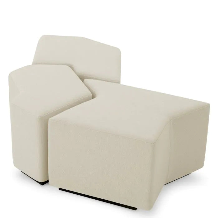 Stool Filbert rêve cream set of 3