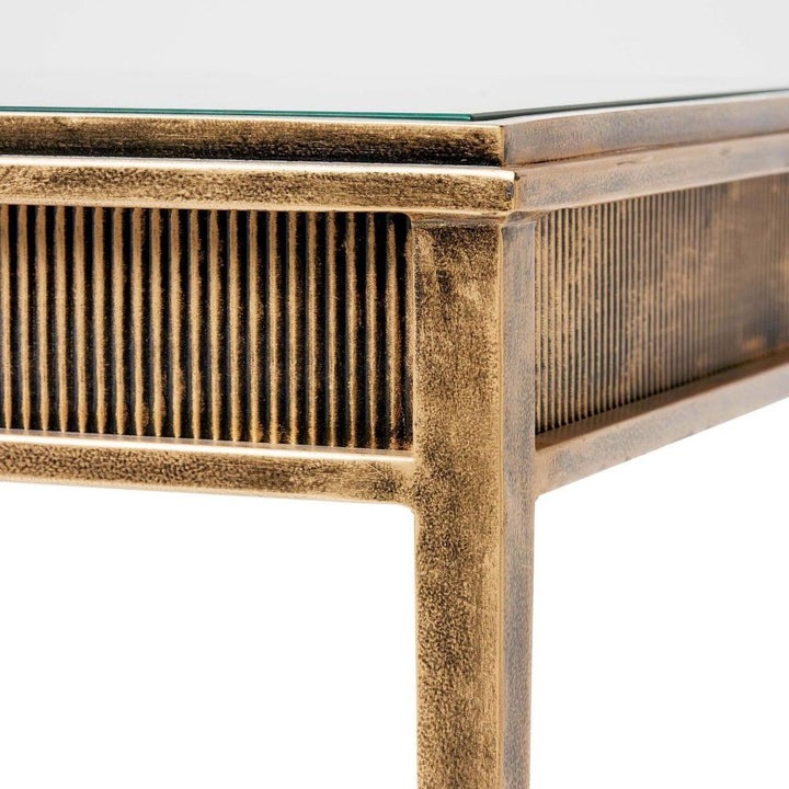 Console Tables Camille Console - Gilded Brass