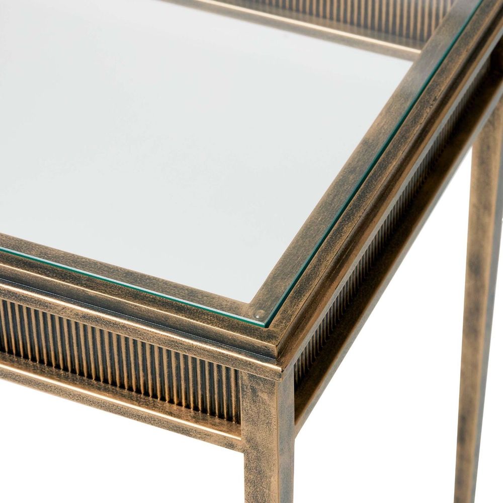 Console Tables Camille Console - Gilded Brass