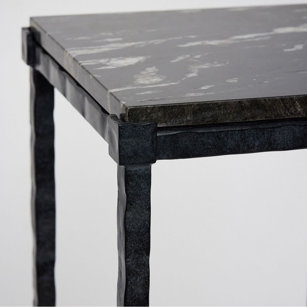 Reese Pedestal - Hammered Charcoal