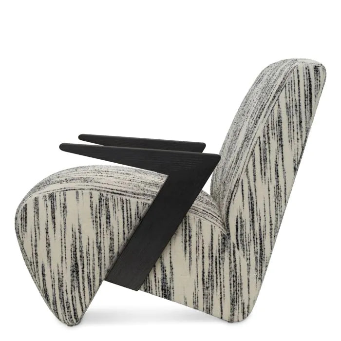 Chair Venosa radiance black and white