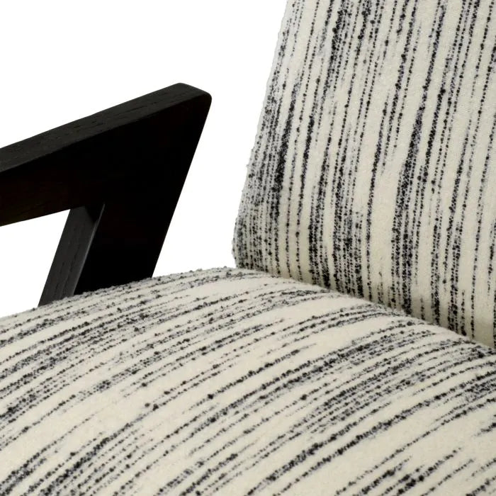Chair Venosa radiance black and white