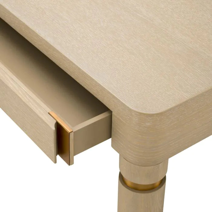 Desk Carmel washed oak veneer
