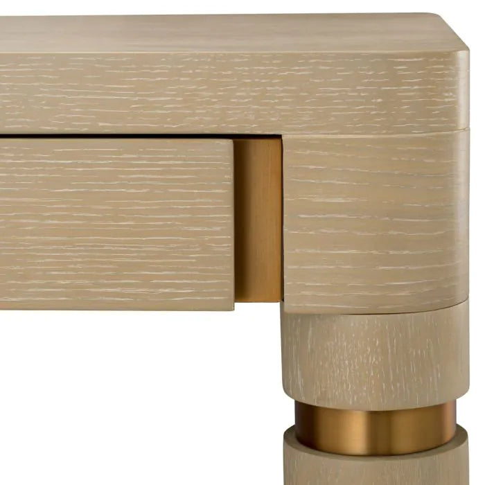 Desk Carmel washed oak veneer