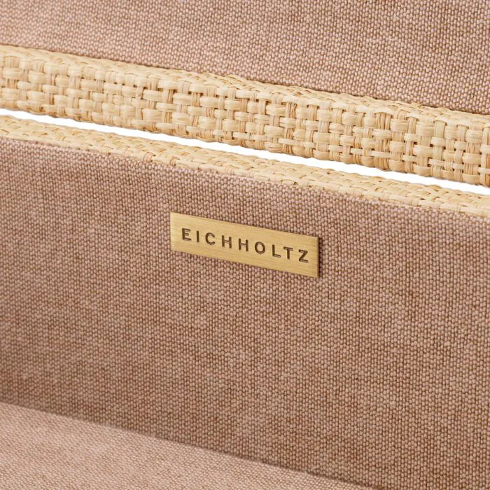 Box Cadiz L natural raffia