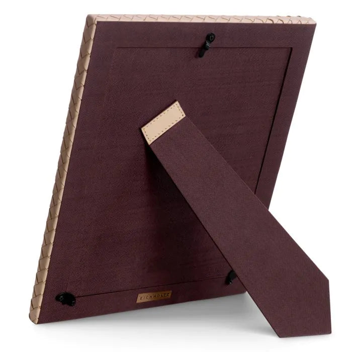 Picture Frame Sintra tan leather set of 2