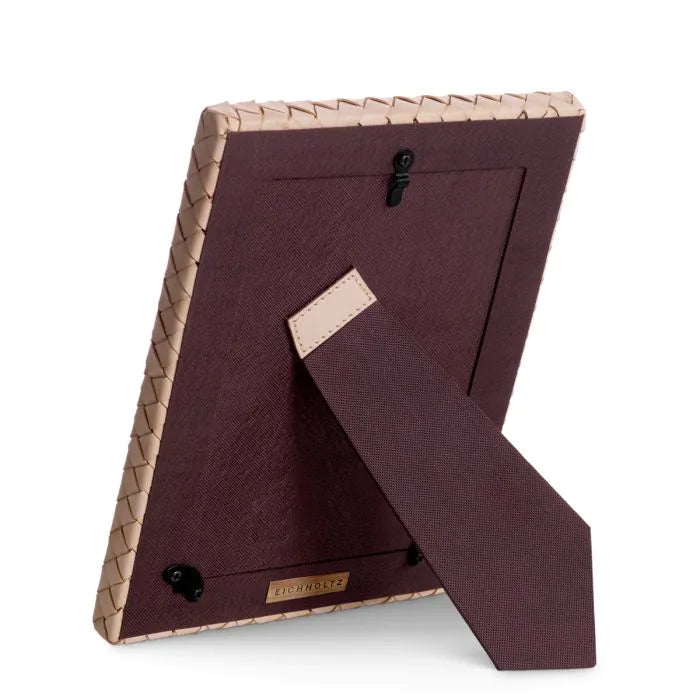 Picture Frame Sintra tan leather set of 2