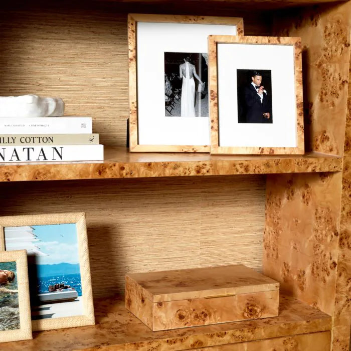Picture Frame Braga S light brown mappa burl veneer