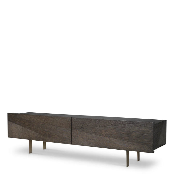 Tv Cabinet San Martin Mocha Straight Oak Veneer