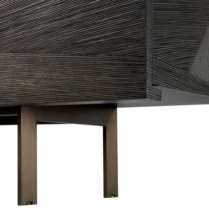 Tv Cabinet San Martin Mocha Straight Oak Veneer