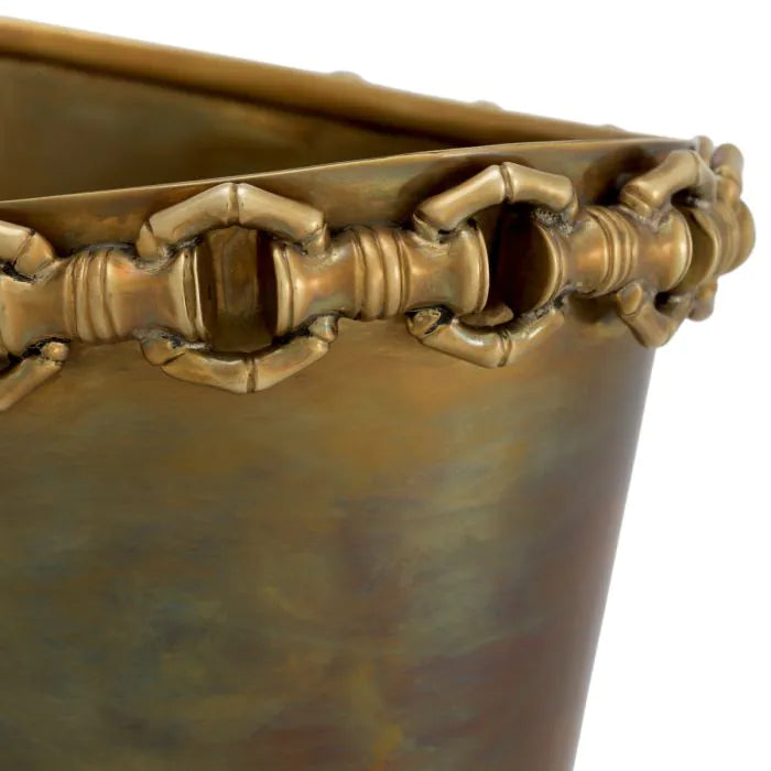 Wine Cooler Clementine vintage brass finish