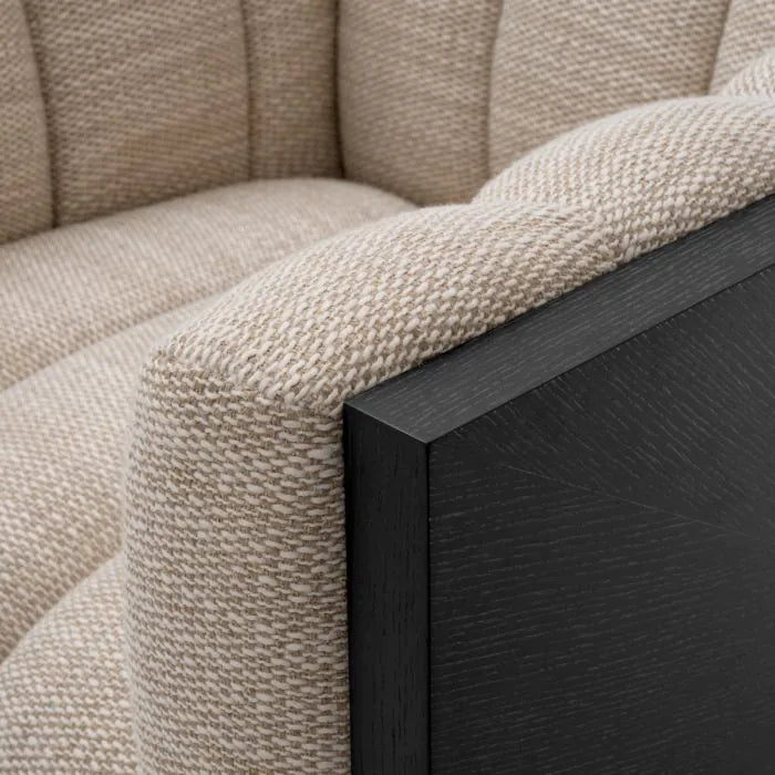 Swivel Chair Davide skyward sand