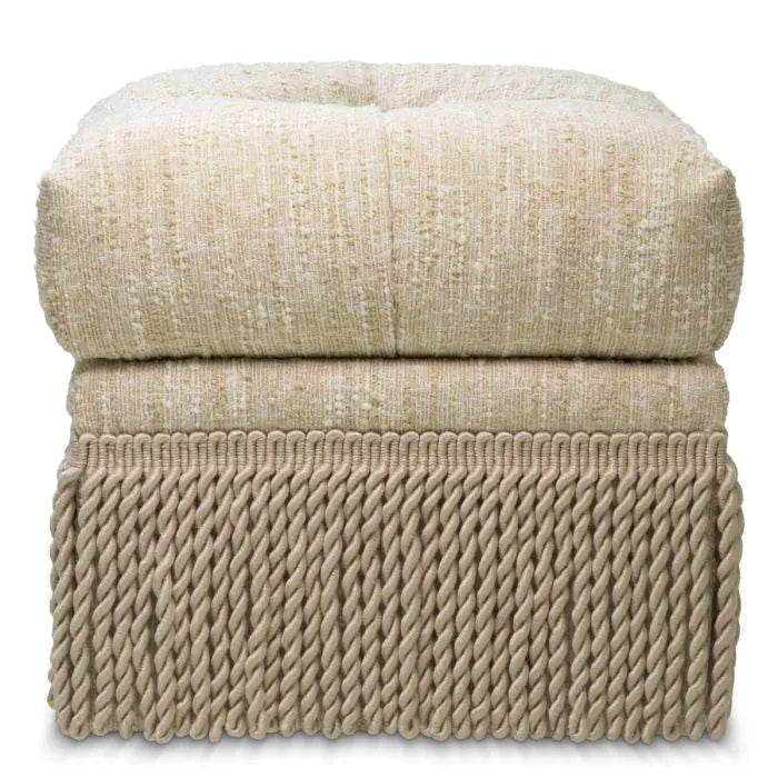 Stool Dorantes bouclé sonata cream