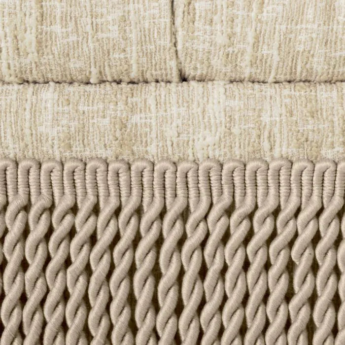 Ottoman Dorantes bouclé sonata cream