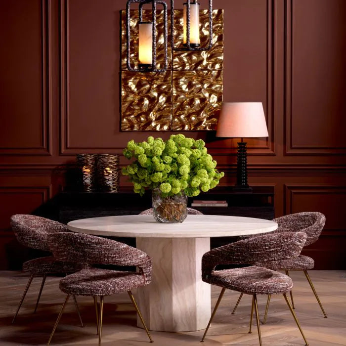 Dining Chair Bravo bouclé sonata red
