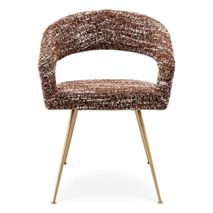 Dining Chair Bravo bouclé sonata red