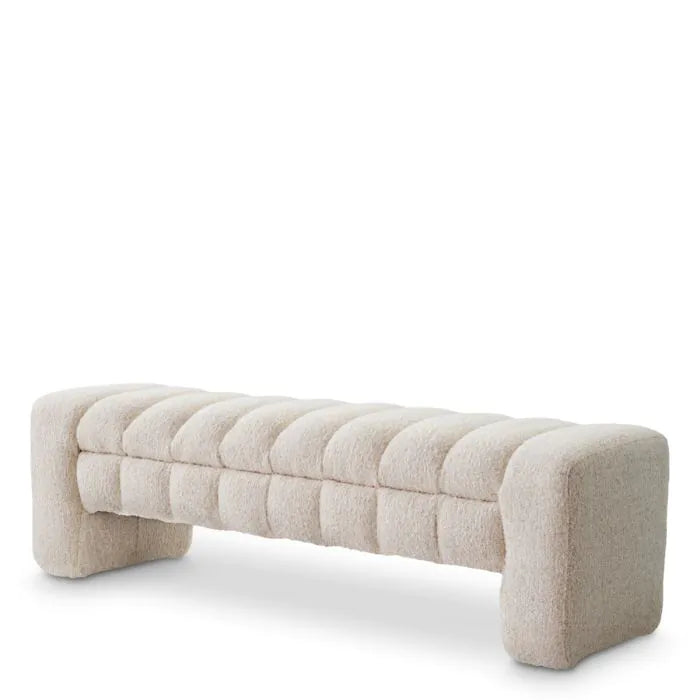 Bench Taranto cascade off-white