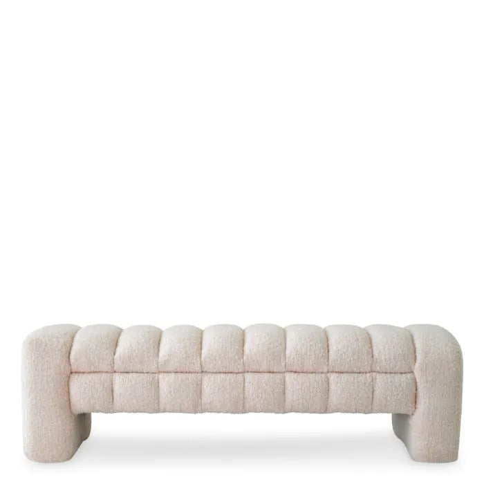 Bench Taranto cascade off-white