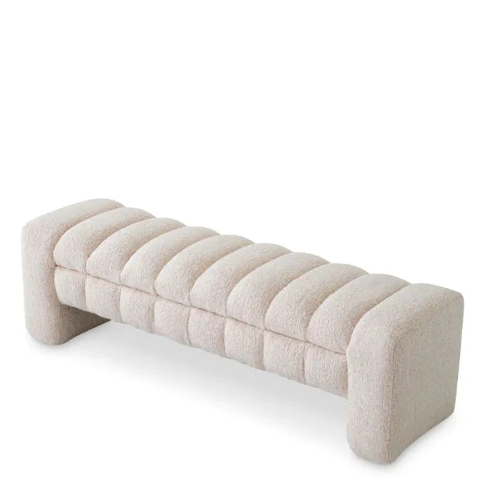 Bench Taranto cascade off-white