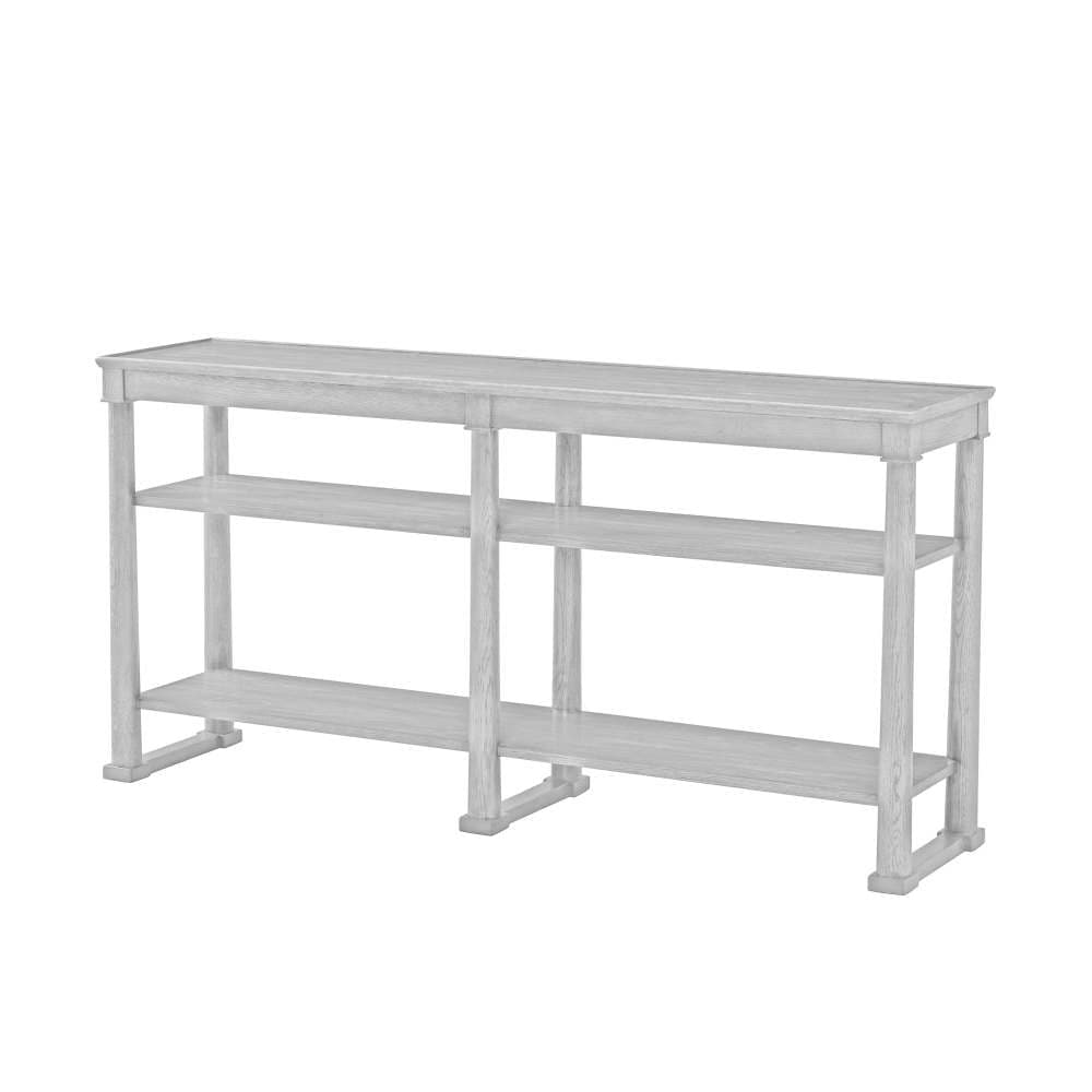 Surrey Sofa Console Table II-Theodore Alexander-THEO-TA53114.C375-Console TablesSurrey Grey-2-France and Son