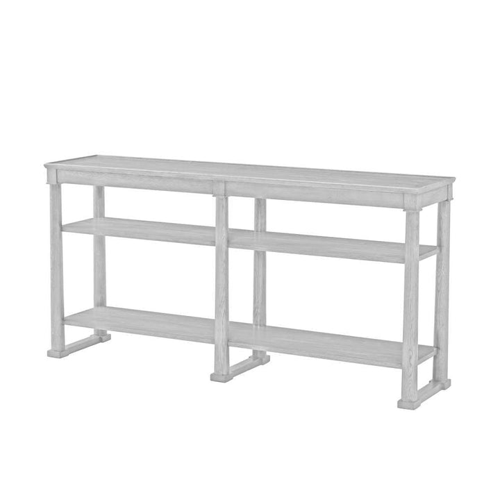 Surrey Sofa Console Table II-Theodore Alexander-THEO-TA53114.C375-Console TablesSurrey Grey-2-France and Son