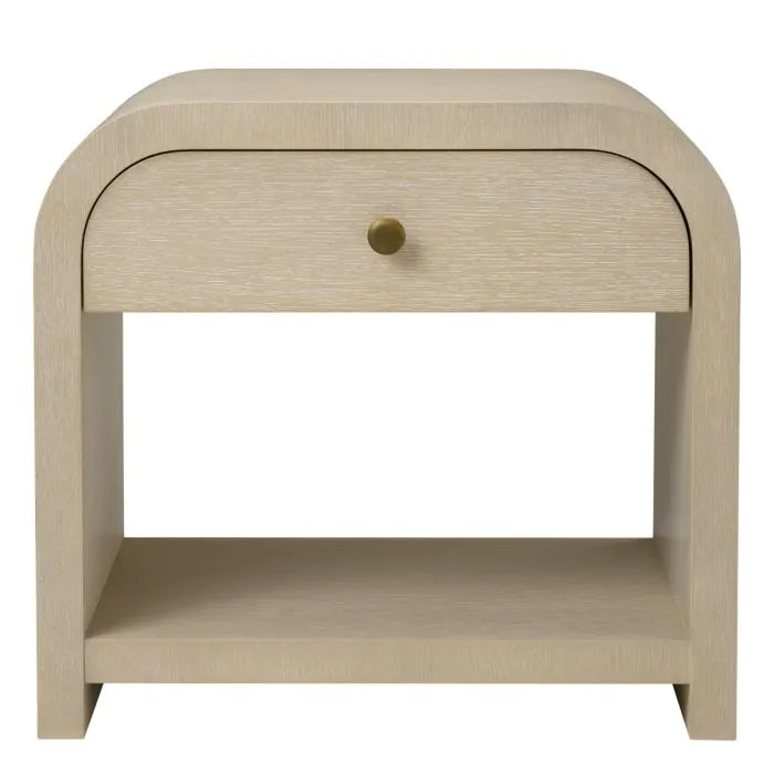 Nightstand Rhodes washed oak veneer