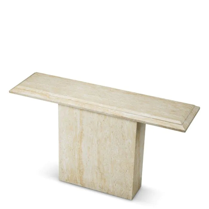 Outdoor Console Table Charles faux travertine