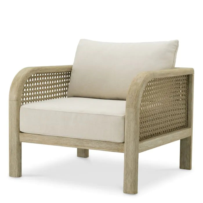 Outdoor Chair Julian aged teak viola sand
